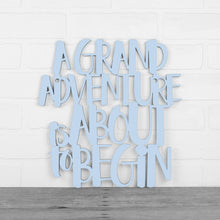 Load image into Gallery viewer, Spunky Fluff Proudly handmade in South Dakota, USA Medium / Powder A Grand Adventure Is About To Begin