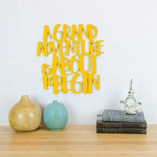 Load image into Gallery viewer, Spunky Fluff Proudly handmade in South Dakota, USA A Grand Adventure Is About To Begin