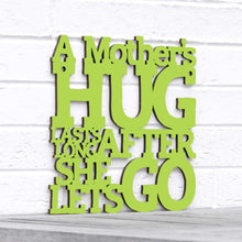 Load image into Gallery viewer, Spunky Fluff Proudly handmade in South Dakota, USA Medium / Pear Green A Mother's Hug Lasts Long After She Lets Go