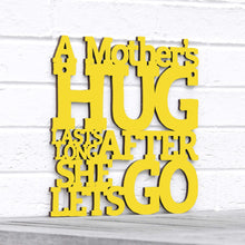 Load image into Gallery viewer, Spunky Fluff Proudly handmade in South Dakota, USA Medium / Yellow A Mother's Hug Lasts Long After She Lets Go