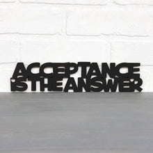 Load image into Gallery viewer, Spunky Fluff Proudly handmade in South Dakota, USA Small / Black Acceptance Is the Answer