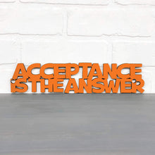 Load image into Gallery viewer, Spunky Fluff Proudly handmade in South Dakota, USA Small / Orange Acceptance Is the Answer