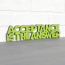 Load image into Gallery viewer, Spunky Fluff Proudly handmade in South Dakota, USA Small / Pear Green Acceptance Is the Answer