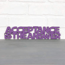 Load image into Gallery viewer, Spunky Fluff Proudly handmade in South Dakota, USA Small / Purple Acceptance Is the Answer