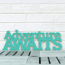 Load image into Gallery viewer, Spunky Fluff Proudly handmade in South Dakota, USA Medium / Turquoise Adventure Awaits