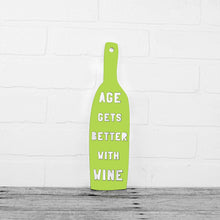 Load image into Gallery viewer, Spunky Fluff Proudly handmade in South Dakota, USA Pear Green Age Gets Better With Wine