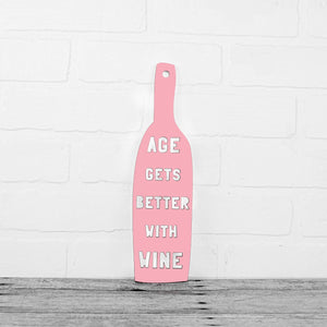 Spunky Fluff Proudly handmade in South Dakota, USA Pink Age Gets Better With Wine