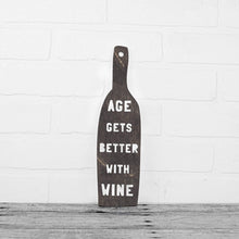 Load image into Gallery viewer, Spunky Fluff Proudly handmade in South Dakota, USA Weathered Ebony Age Gets Better With Wine