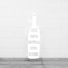 Load image into Gallery viewer, Spunky Fluff Proudly handmade in South Dakota, USA White Age Gets Better With Wine