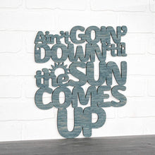 Load image into Gallery viewer, Spunky Fluff Proudly handmade in South Dakota, USA Ain't Goin' Down 'til the Sun Comes Up