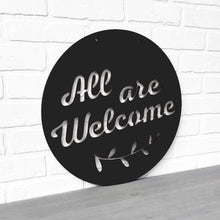 Load image into Gallery viewer, Spunky Fluff Proudly handmade in South Dakota, USA Black All Are Welcome