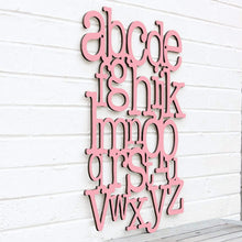 Load image into Gallery viewer, Spunky Fluff Proudly handmade in South Dakota, USA Alphabet