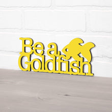 Load image into Gallery viewer, Spunky Fluff Proudly handmade in South Dakota, USA Small / Yellow Be A Goldfish