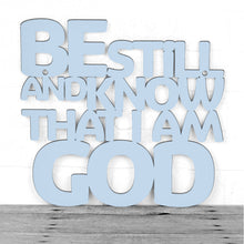 Load image into Gallery viewer, Spunky Fluff Proudly handmade in South Dakota, USA Medium / Powder Be Still And Know That I Am God