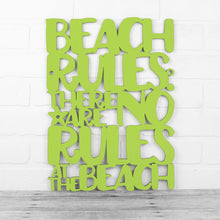 Load image into Gallery viewer, Spunky Fluff Proudly handmade in South Dakota, USA Medium / Pear Green Beach Rules: There Are No Rules At The Beach