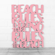 Load image into Gallery viewer, Spunky Fluff Proudly handmade in South Dakota, USA Medium / Pink Beach Rules: There Are No Rules At The Beach