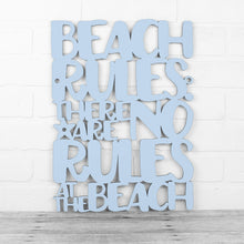 Load image into Gallery viewer, Spunky Fluff Proudly handmade in South Dakota, USA Medium / Powder Beach Rules: There Are No Rules At The Beach