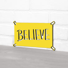 Load image into Gallery viewer, Spunky Fluff Proudly handmade in South Dakota, USA Believe