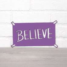 Load image into Gallery viewer, Spunky Fluff Proudly handmade in South Dakota, USA Believe