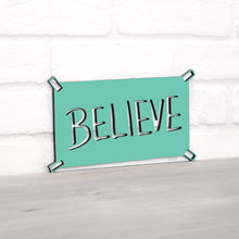 Load image into Gallery viewer, Spunky Fluff Proudly handmade in South Dakota, USA Believe