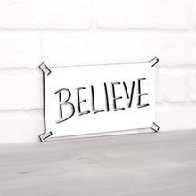 Load image into Gallery viewer, Spunky Fluff Proudly handmade in South Dakota, USA Believe