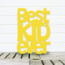 Load image into Gallery viewer, Spunky Fluff Proudly handmade in South Dakota, USA Large / Yellow Best Kid Ever
