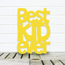 Load image into Gallery viewer, Spunky Fluff Proudly handmade in South Dakota, USA Large / Yellow Best Kid Ever