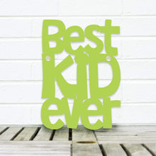 Load image into Gallery viewer, Spunky Fluff Proudly handmade in South Dakota, USA Small / Pear Green Best Kid Ever
