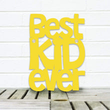 Load image into Gallery viewer, Spunky Fluff Proudly handmade in South Dakota, USA Small / Yellow Best Kid Ever