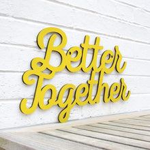 Load image into Gallery viewer, Spunky Fluff Proudly handmade in South Dakota, USA Medium / Yellow Better Together