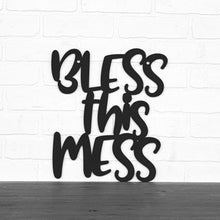 Load image into Gallery viewer, Spunky Fluff Proudly handmade in South Dakota, USA Medium / Black Bless This Mess