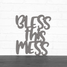 Load image into Gallery viewer, Spunky Fluff Proudly handmade in South Dakota, USA Medium / Charcoal Gray Bless This Mess