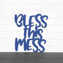 Load image into Gallery viewer, Spunky Fluff Proudly handmade in South Dakota, USA Medium / Cobalt Blue Bless This Mess