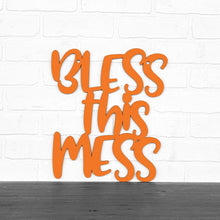 Load image into Gallery viewer, Spunky Fluff Proudly handmade in South Dakota, USA Medium / Orange Bless This Mess