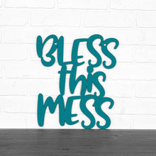 Load image into Gallery viewer, Spunky Fluff Proudly handmade in South Dakota, USA Medium / Teal Bless This Mess