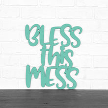 Load image into Gallery viewer, Spunky Fluff Proudly handmade in South Dakota, USA Medium / Turquoise Bless This Mess