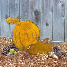 Load image into Gallery viewer, Prairie Dance Proudly Handmade in South Dakota, USA Brady Pumpkin – Decorative Fall Sculpture
