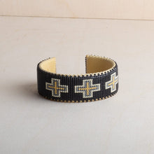 Load image into Gallery viewer, Etkie Jewelry Cara Beaded Glass Cuff -Large