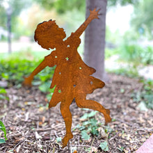 Load image into Gallery viewer, Prairie Dance Proudly Handmade in South Dakota, USA Carol Roeda Girl Dancer Decorative Garden Stake