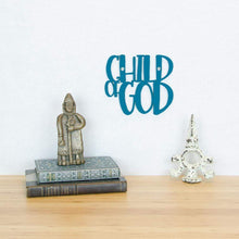 Load image into Gallery viewer, Spunky Fluff Proudly handmade in South Dakota, USA Large / Teal Child Of God