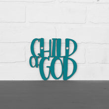 Load image into Gallery viewer, Spunky Fluff Proudly handmade in South Dakota, USA Small / Teal Child Of God