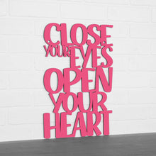 Load image into Gallery viewer, Spunky Fluff Proudly handmade in South Dakota, USA Medium / Magenta Close Your Eyes, Open Your Heart