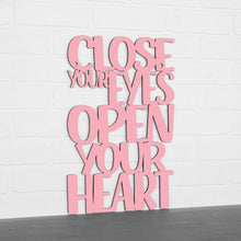 Load image into Gallery viewer, Spunky Fluff Proudly handmade in South Dakota, USA Medium / Pink Close Your Eyes, Open Your Heart