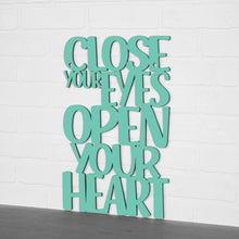 Load image into Gallery viewer, Spunky Fluff Proudly handmade in South Dakota, USA Close Your Eyes, Open Your Heart