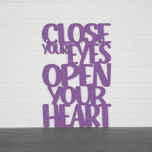 Load image into Gallery viewer, Spunky Fluff Proudly handmade in South Dakota, USA Close Your Eyes, Open Your Heart