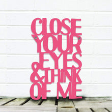 Load image into Gallery viewer, Spunky Fluff Proudly handmade in South Dakota, USA Medium / Magenta Close Your Eyes & Think of Me