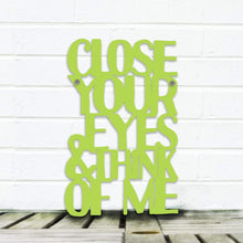 Load image into Gallery viewer, Spunky Fluff Proudly handmade in South Dakota, USA Medium / Pear Green Close Your Eyes & Think of Me