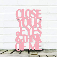 Load image into Gallery viewer, Spunky Fluff Proudly handmade in South Dakota, USA Medium / Pink Close Your Eyes & Think of Me