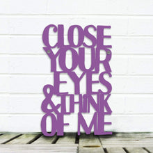 Load image into Gallery viewer, Spunky Fluff Proudly handmade in South Dakota, USA Medium / Purple Close Your Eyes & Think of Me