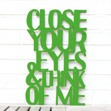 Load image into Gallery viewer, Spunky Fluff Proudly handmade in South Dakota, USA Close Your Eyes & Think of Me